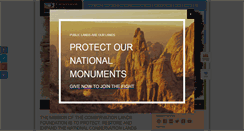 Desktop Screenshot of conservationlands.org